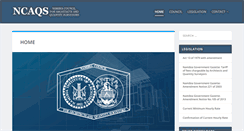 Desktop Screenshot of ncaqs.org